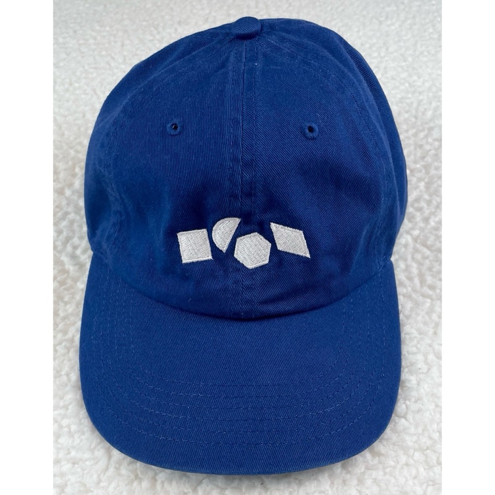 (NWOT) NEWHATTAN • Blue/White Notion Embroidered Baseball Cap